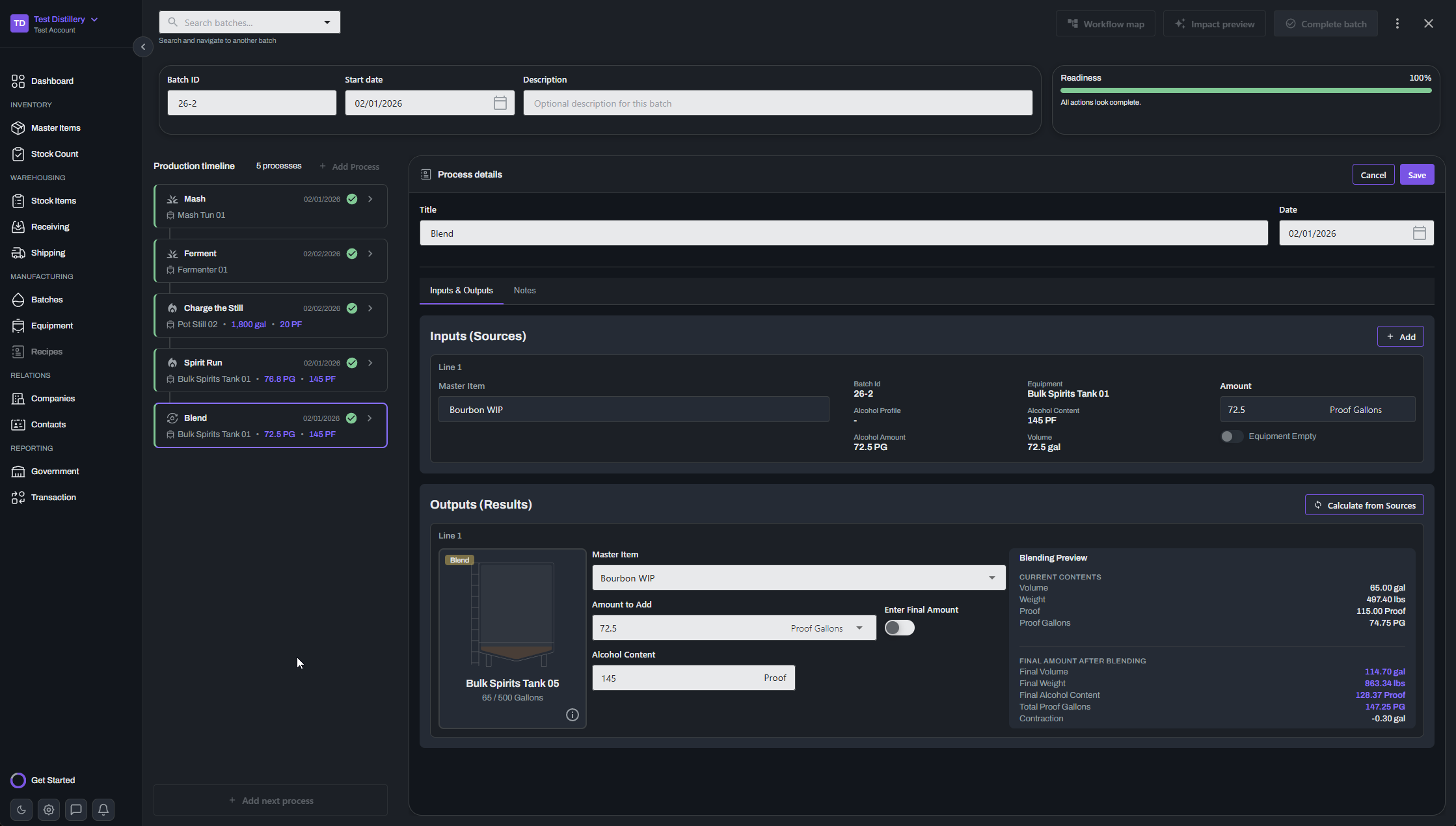Manufacturing Dashboard